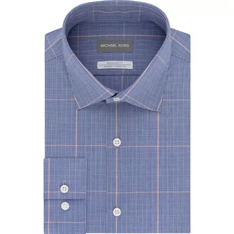 michael michael kors classic slim-fit dress shirt|michael kors white shirt.